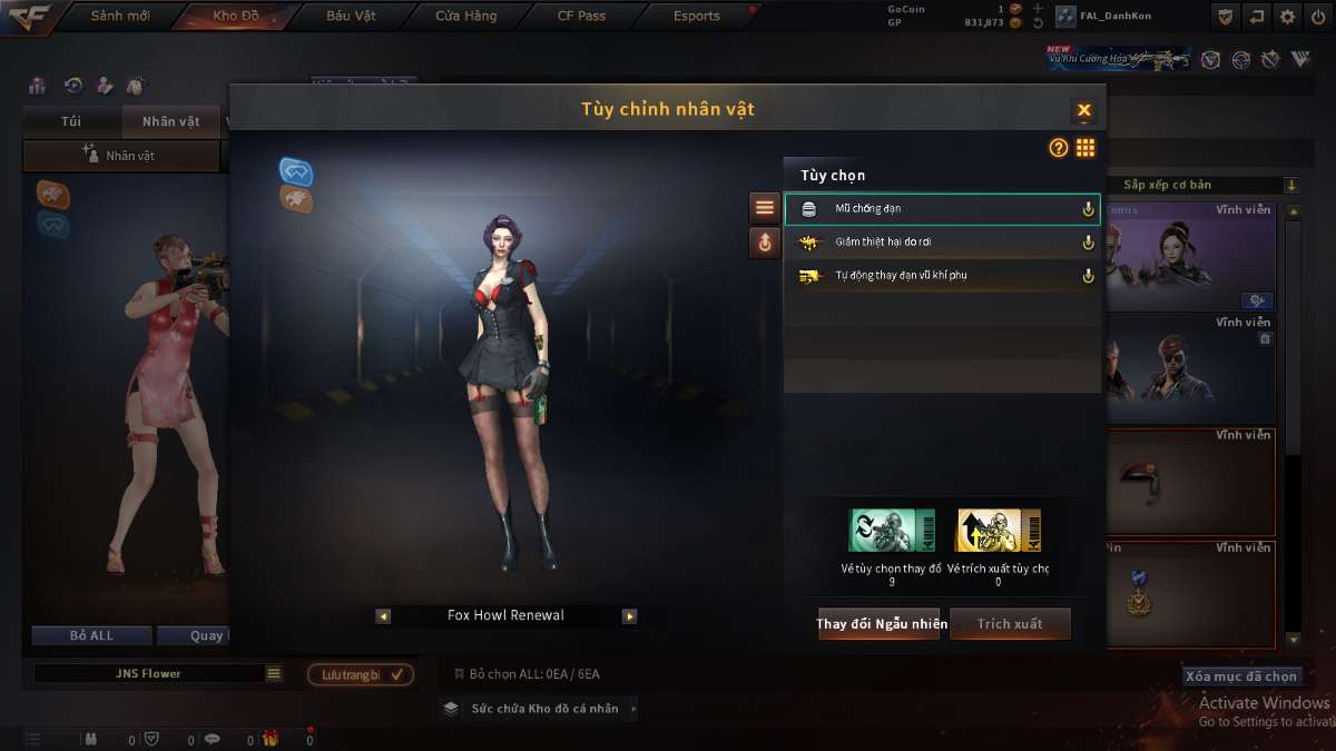 shop acc cf uy tin gia re